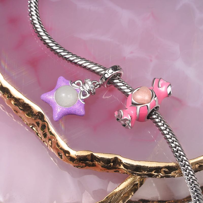 Lucky Wish Bottle Star Pendant