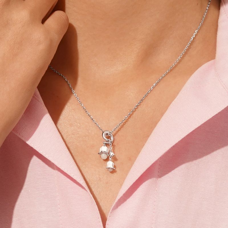 Blooming Lily of the Valley Charm
