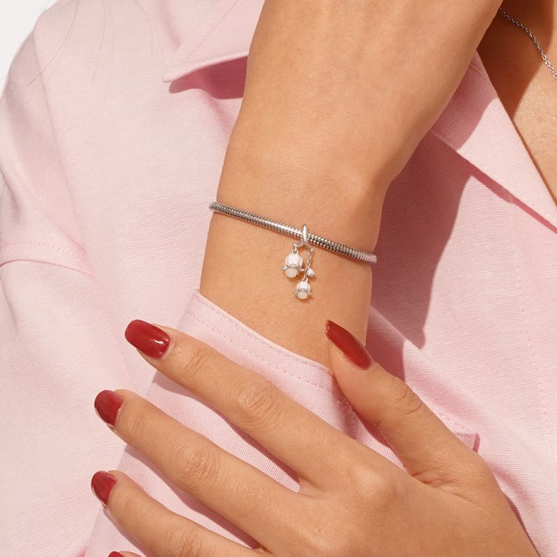 Blooming Lily of the Valley Charm