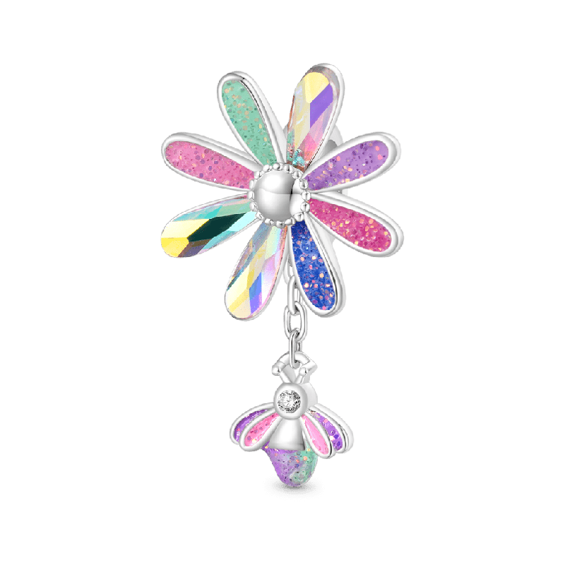 Bee Daisy Colorful Charm