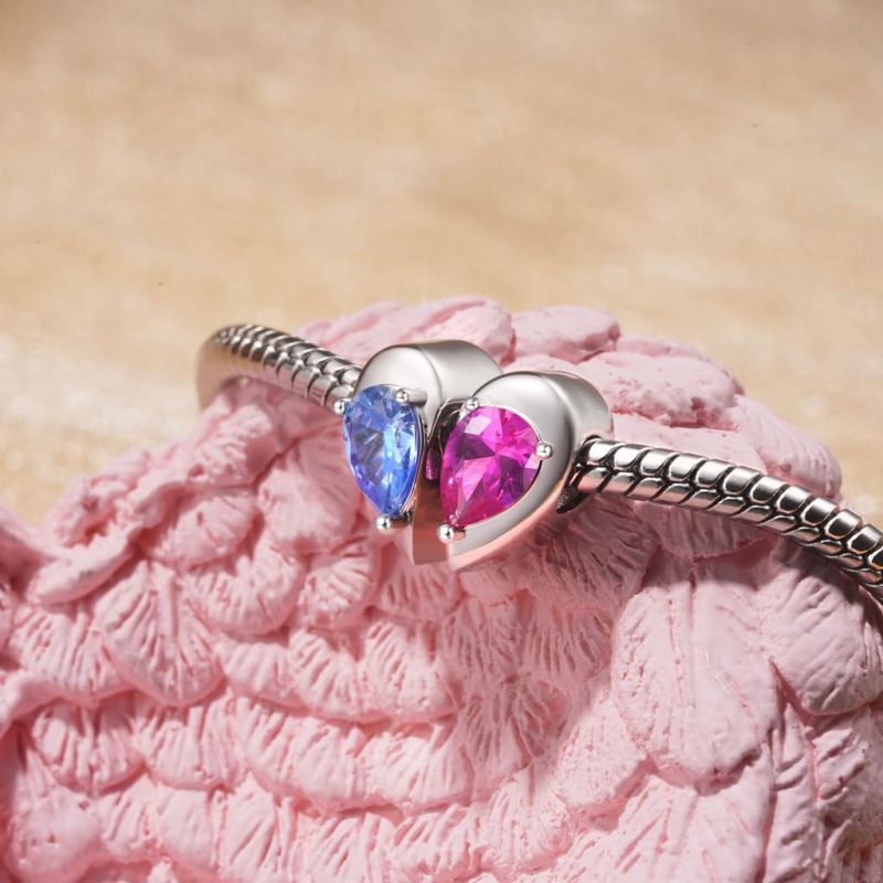 Engravable Heart Split Pendant