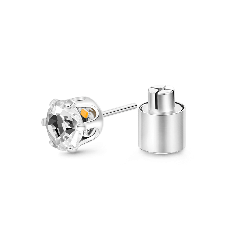 Orange Light-up Stud Earring