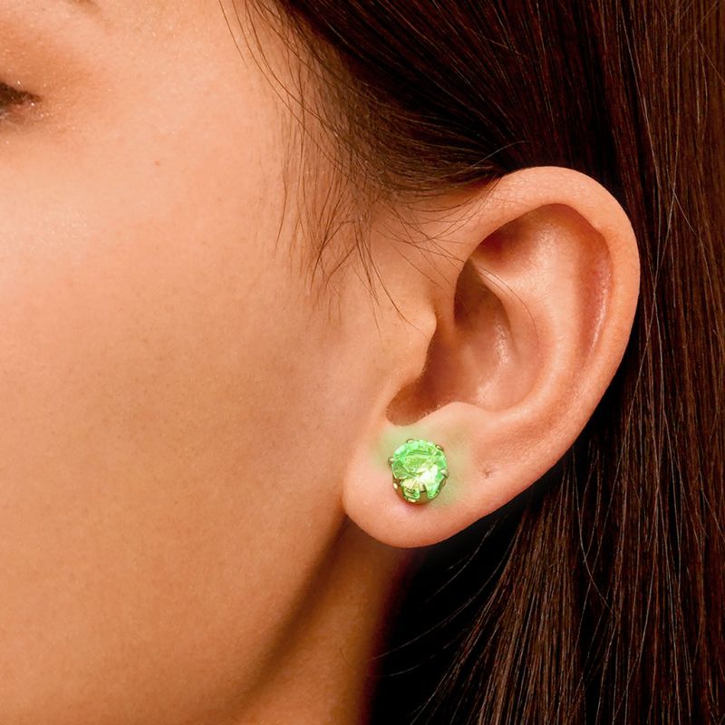 Green Light-up Stud Earring