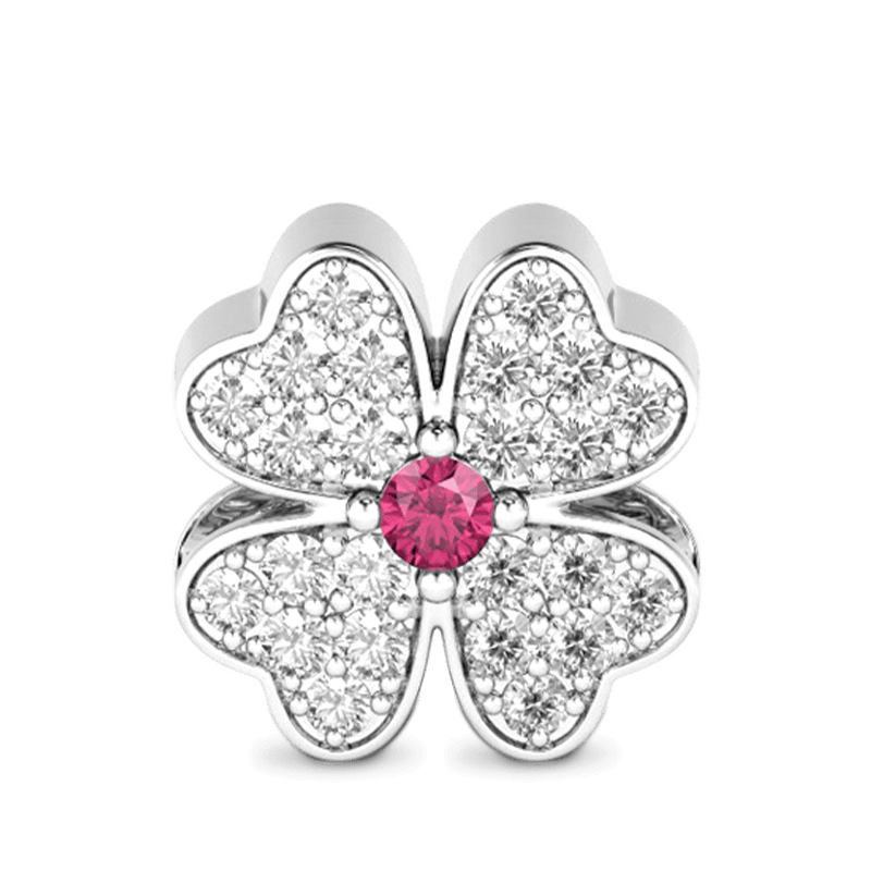 Four-Leaf Clover Charm