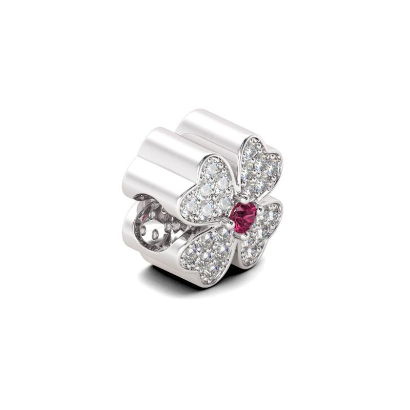 Four-Leaf Clover Charm