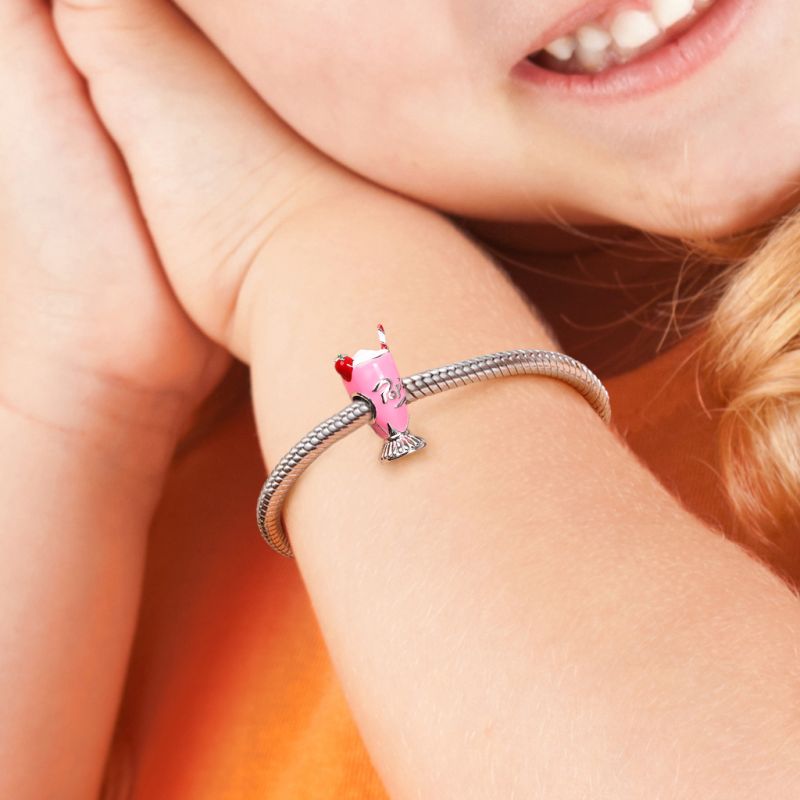 Strawberry Milkshake Charm