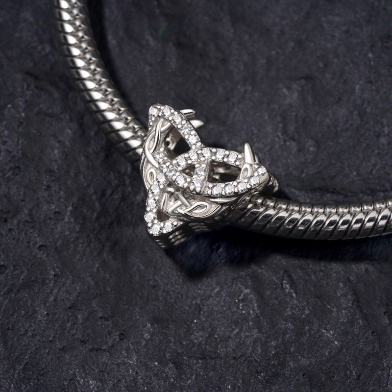 Celtic Moon Knot Charm