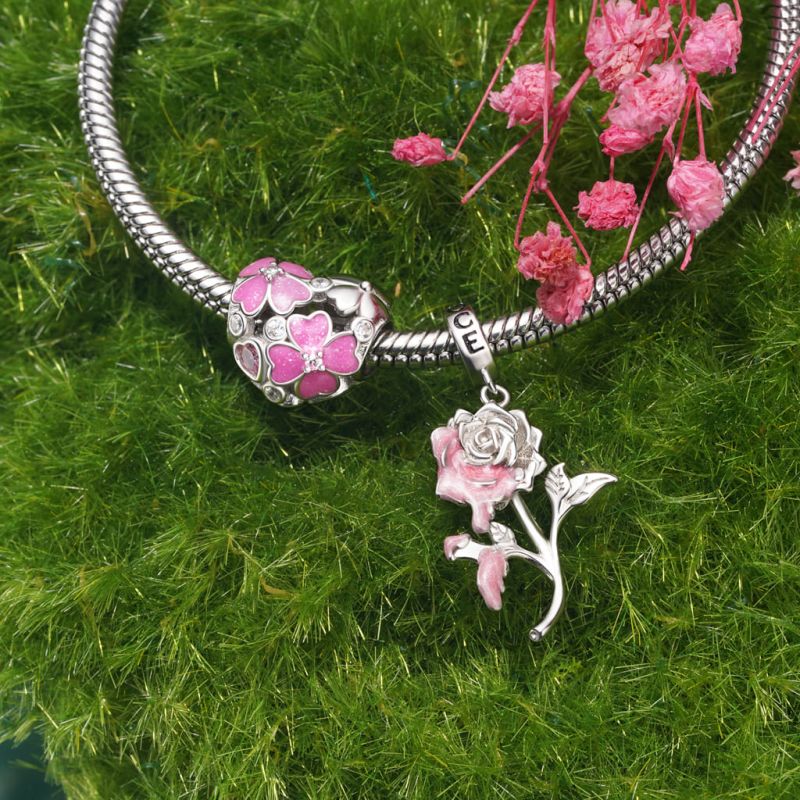 Gradient Rose Pendant