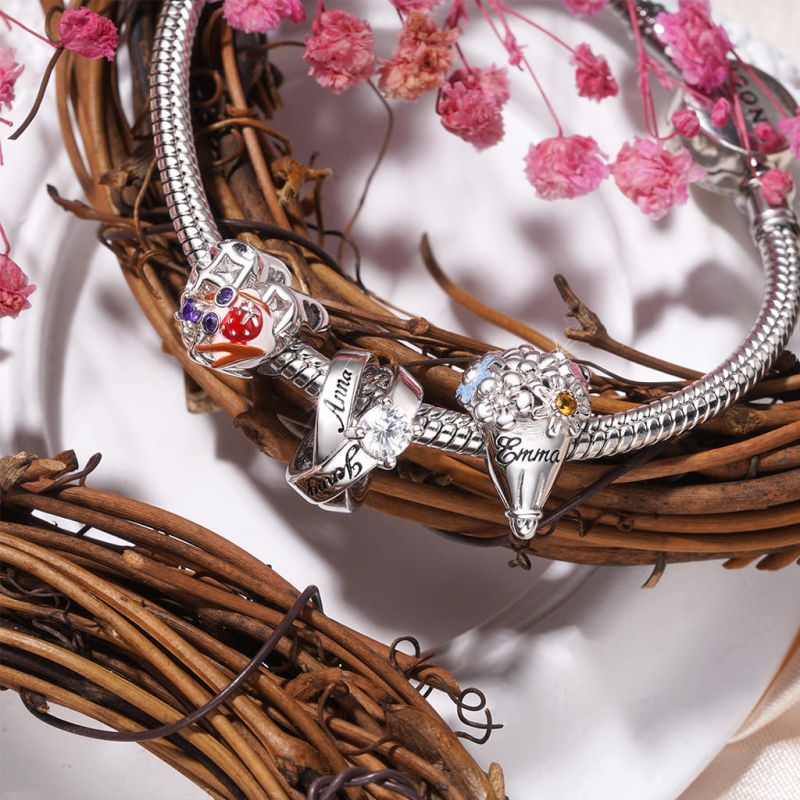 Heart Waffle Charm