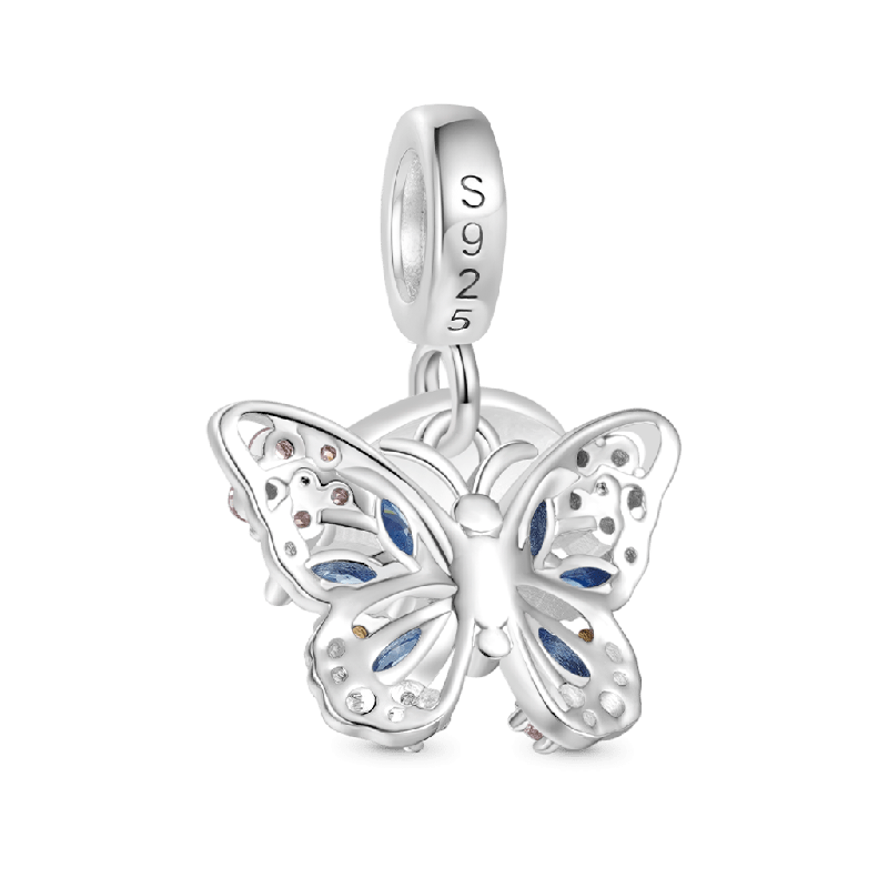 Engravable Disc Butterfly Pendant