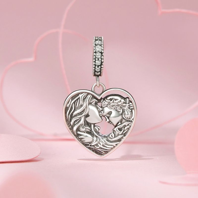 Loving Mother and Daughter Pendant