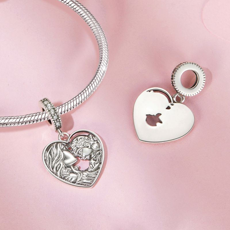 Loving Mother and Daughter Pendant
