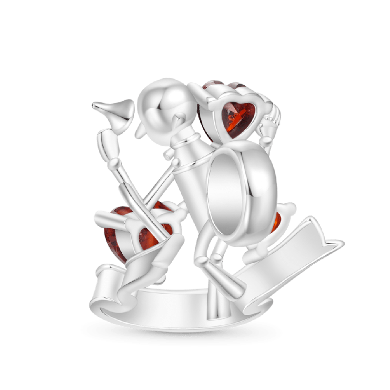 Tin Woodmans Heart Charm