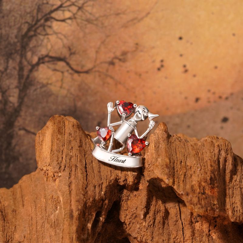 Tin Woodmans Heart Charm