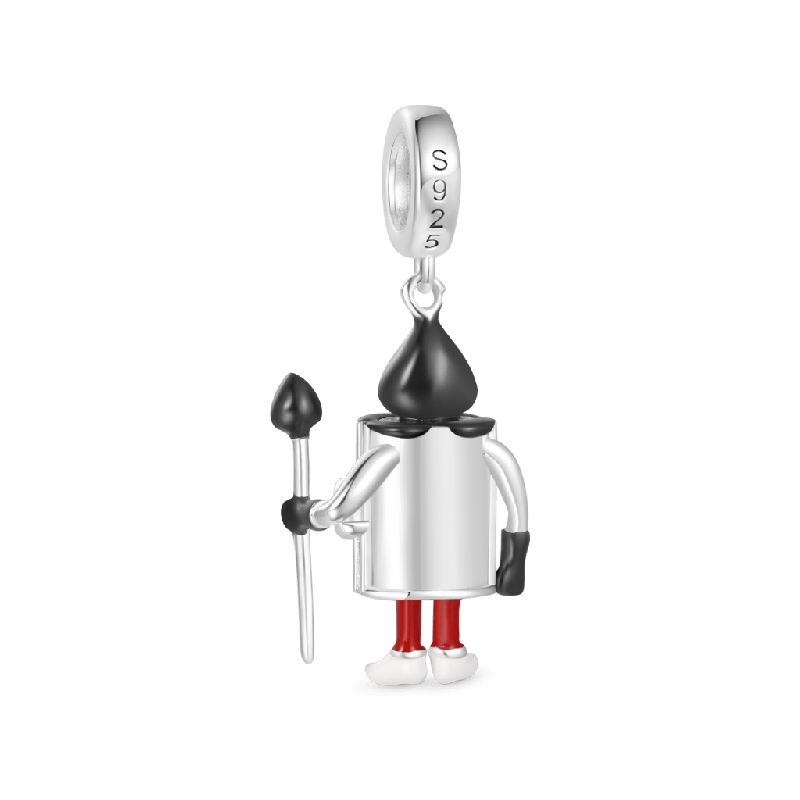 Openable Playing Card Soldiers Pendant