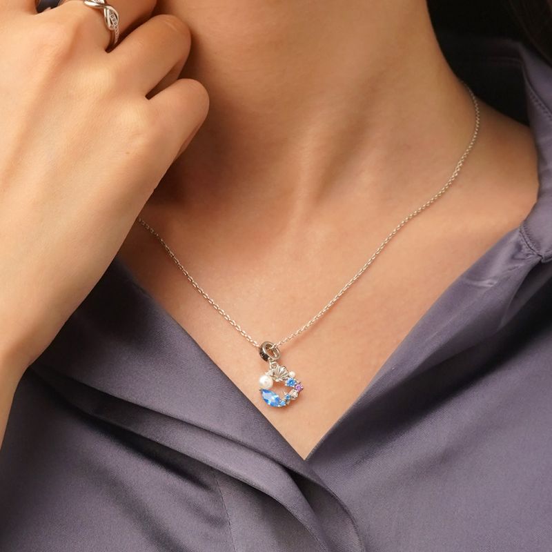 Shell Pearl Garland Pendant