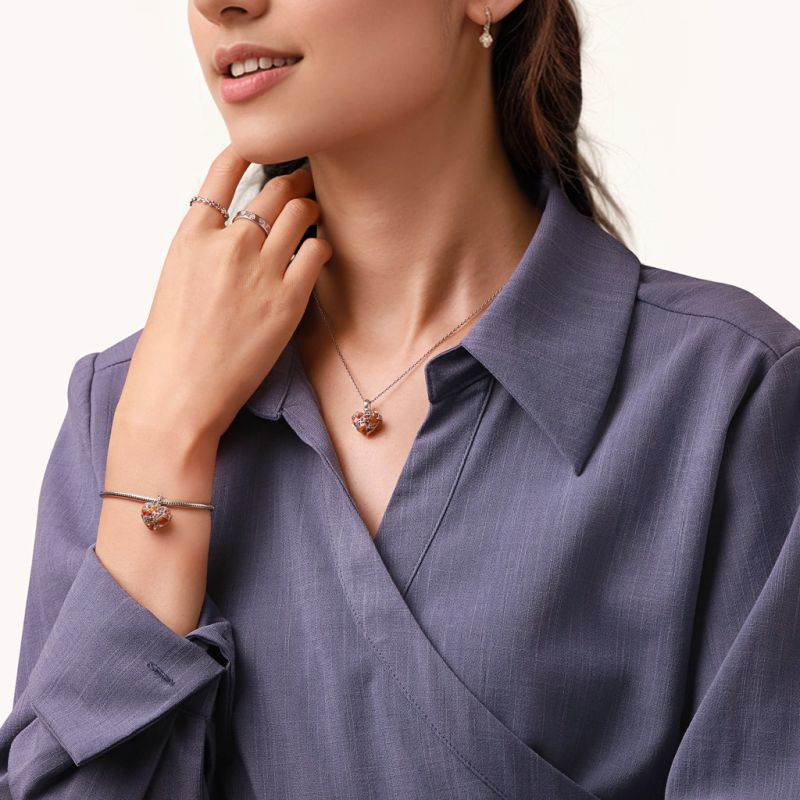 Heart Wireless LED Glow Mars Pendant