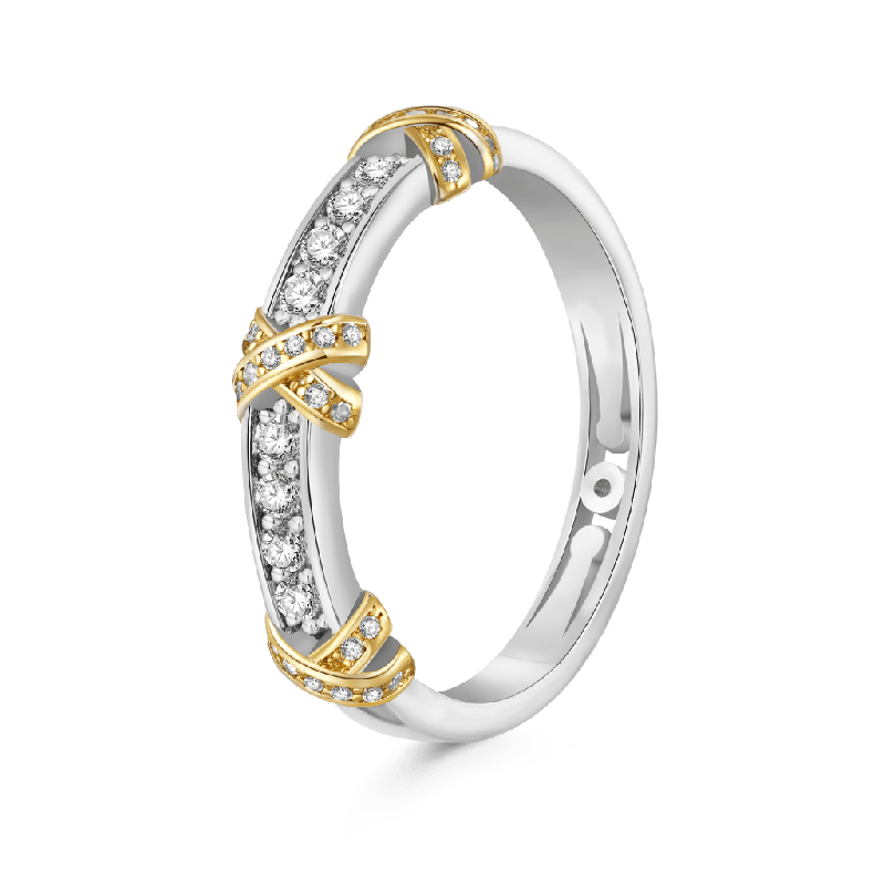 Brilliant X Platinum Diamond Band