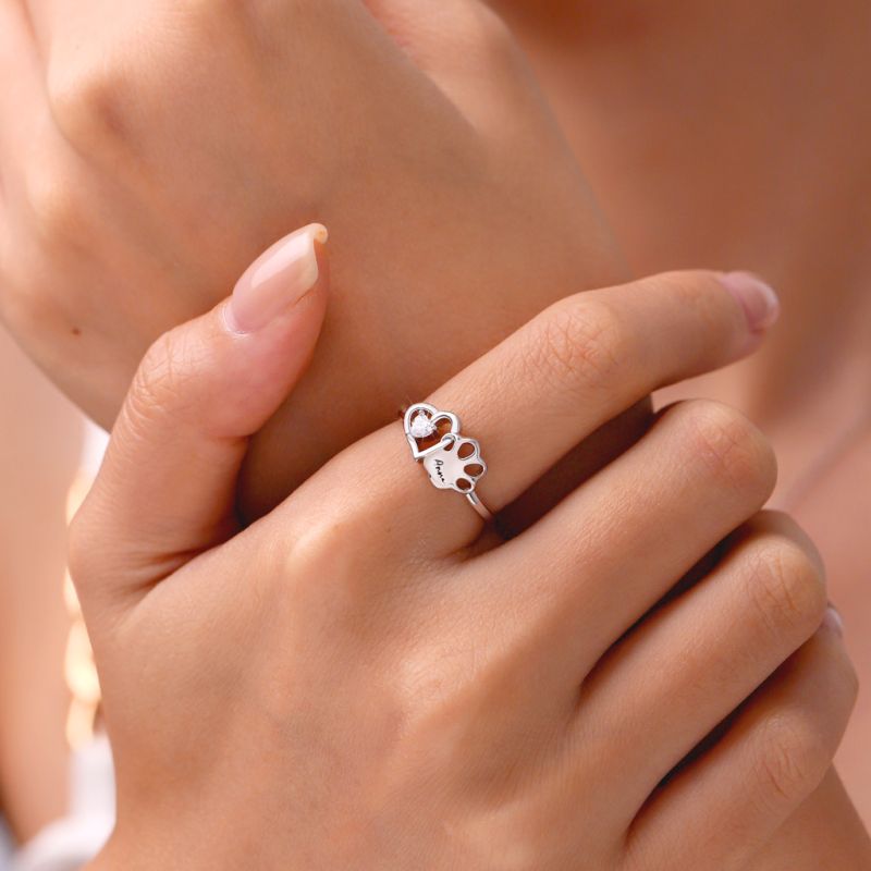 Love Pet Engravable Ring
