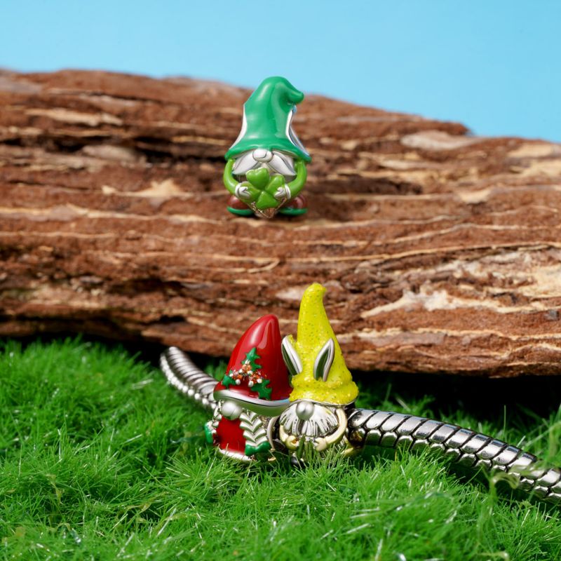 Christmas Gnome Girl Charm
