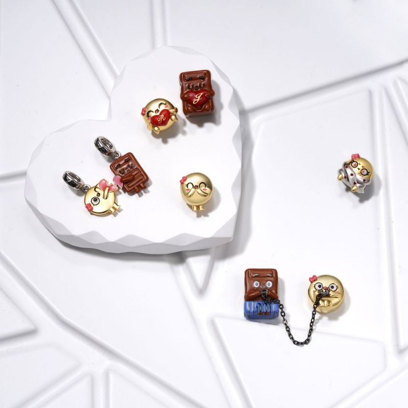 Pancakes Heart  Pendant