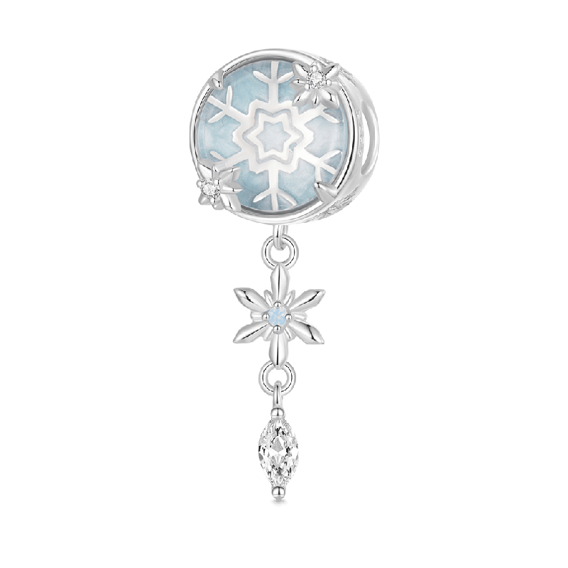 Crystal Snowflake Charm