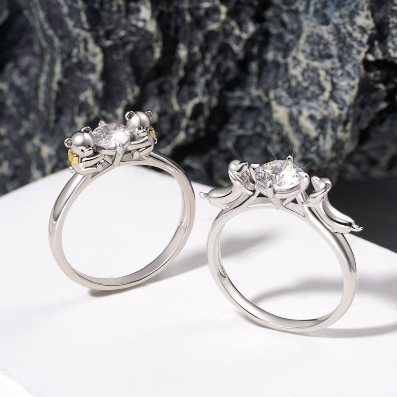 Dachshund Embrace Ring