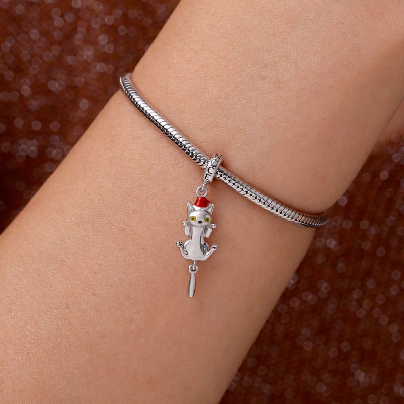 Christmas Cute Cat Pendant