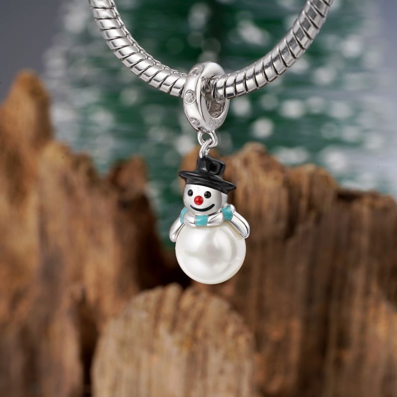 Christmas Mr.Snowman Pendant