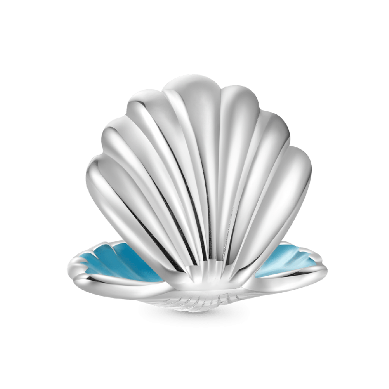 Shell Heart Charm
