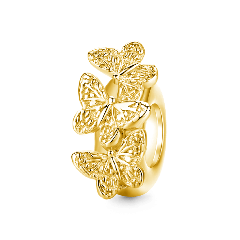 18k Gold Plated Butterflies Stopper