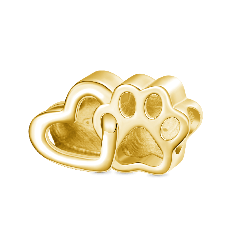 18k Gold Plated Love Pet Charm