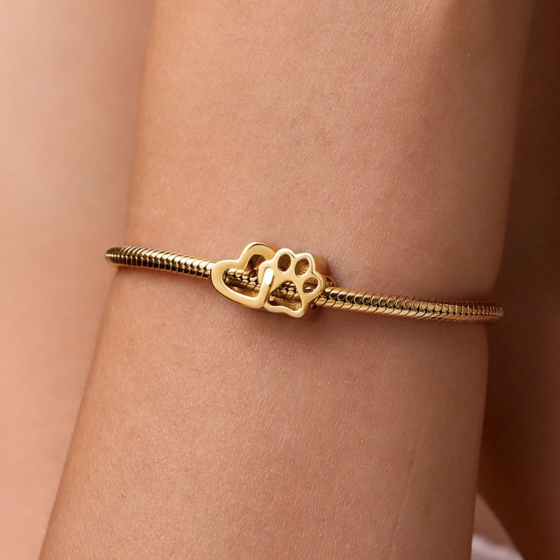 18k Gold Plated Love Pet Charm