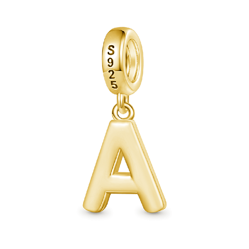 18k Gold Plated Letters Gift Pendant