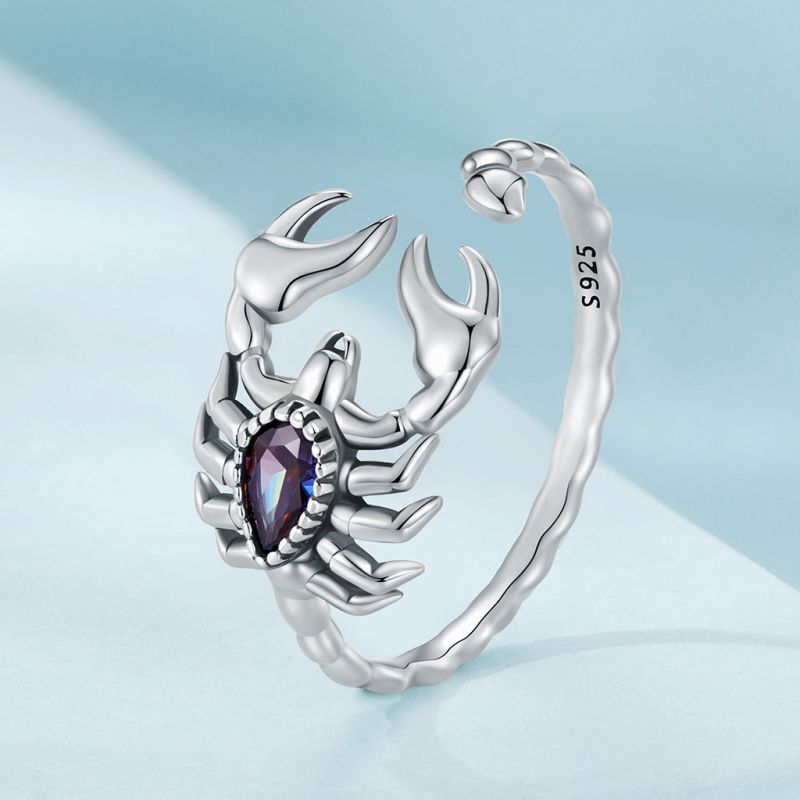 Vintage Scorpion Open Ring