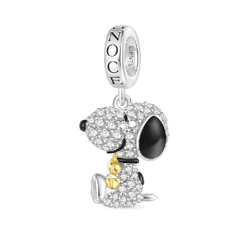 Snoopy Diamond Pendant