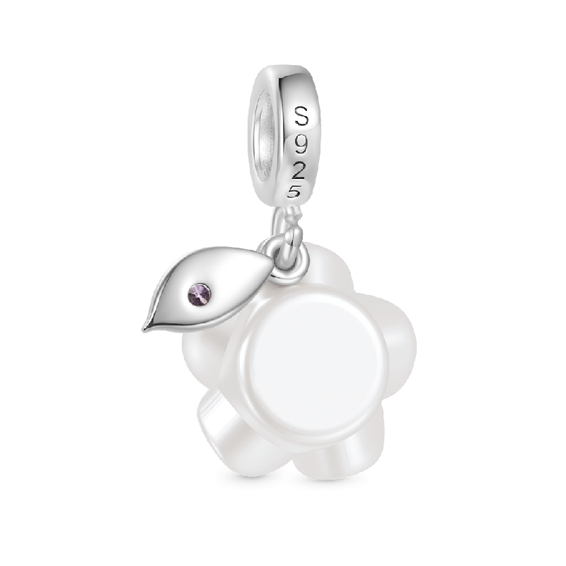 Pearl Rose Birthstone Pendant