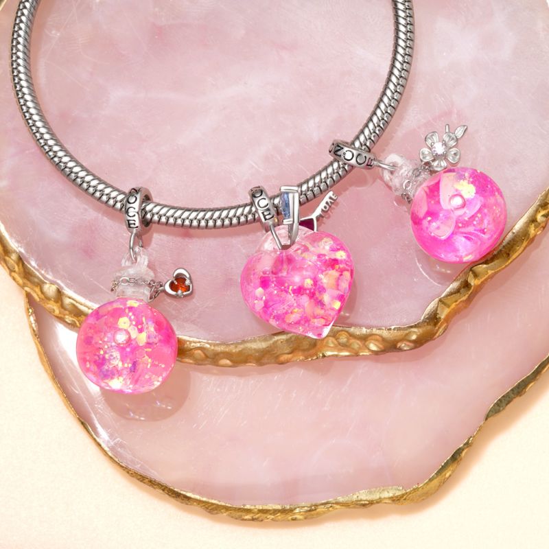 Sakura Quicksand Bottle Pendant