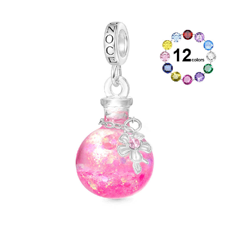 Sakura Quicksand Bottle Pendant