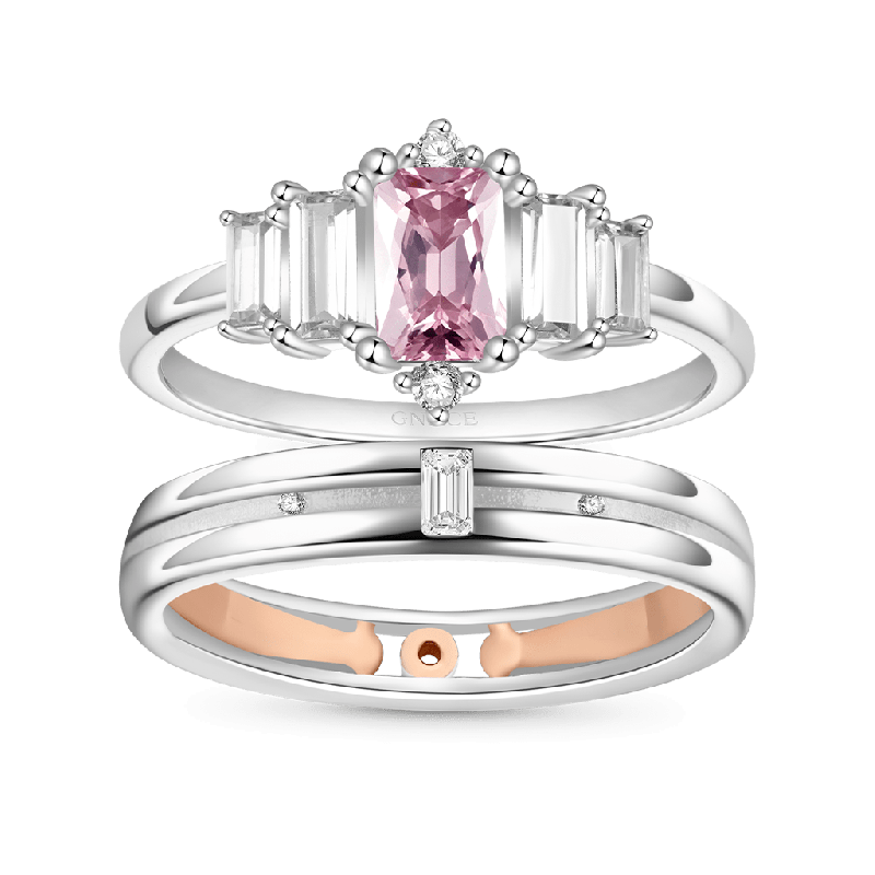 Cubic Zirconia Mens Band