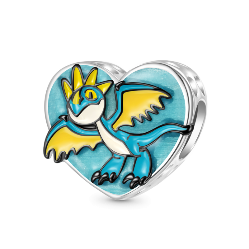 Deadly Nadder Heart Birthstone Charm
