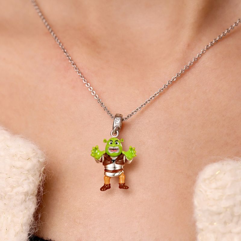 Green-skinned Shrek Pendant