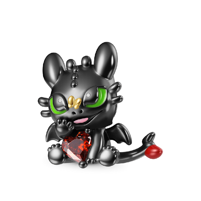 Toothless Embraces Love Charm