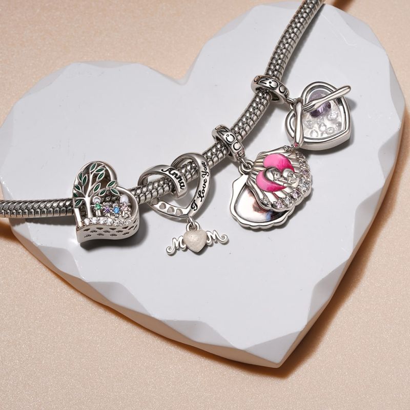 Hug Love Locket Birthstone Pendant