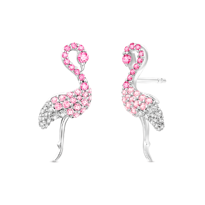 Pink Flamingo Earrings