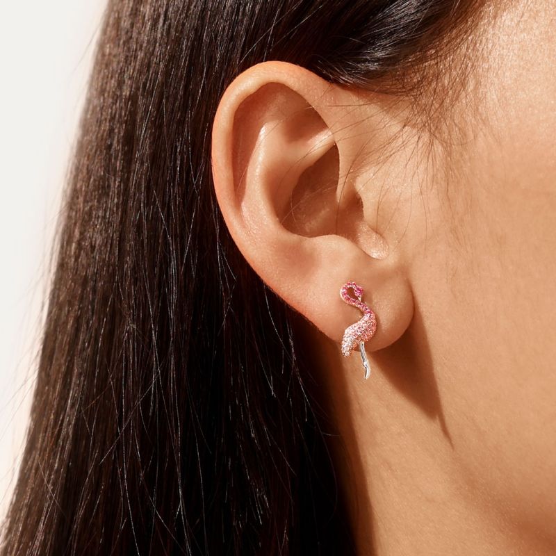 Pink Flamingo Earrings