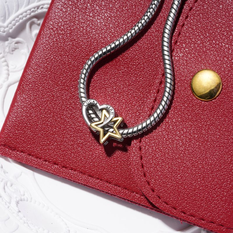 Lucky Star & Heart Charm