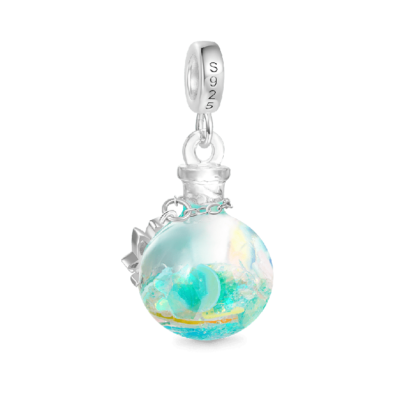 Elf Star Quicksand Bottle Pendant