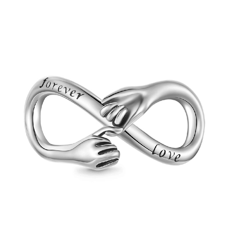 Hold Hands Forever Love Charm