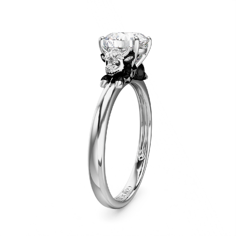 Skeleton Highland Cow Ring